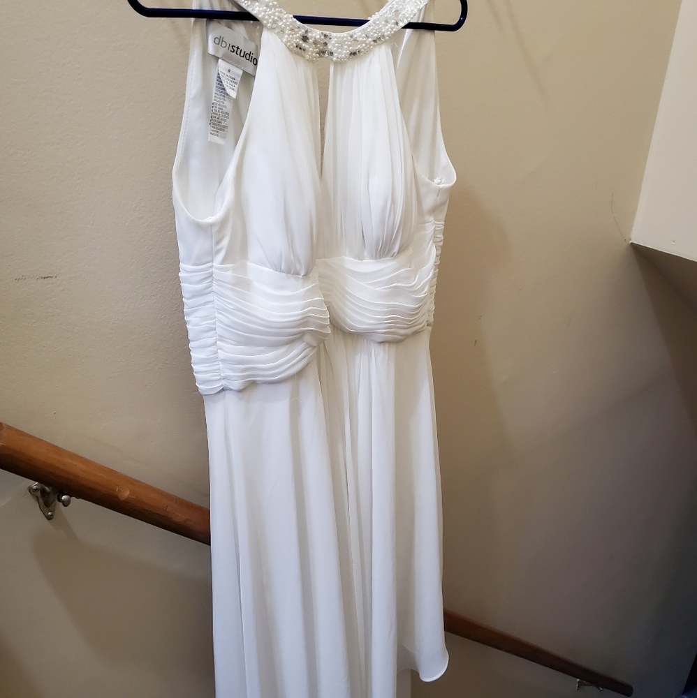Beautiful size 8 wedding or prom dress